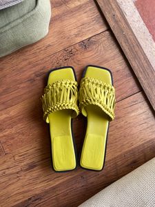 Charles &amp; Keith Patent Fringe Sandals