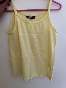 Lemon Yellow Strap Top