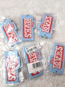 Tira Loves Rubber 3D Silicon Keychain Pack of 6