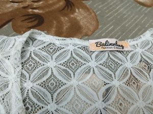 Lace Tie Front Cardigan