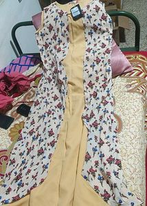 Kurta With Sleevless Coat attached