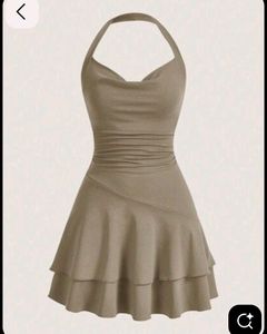 Elegant Gray Casual Dress