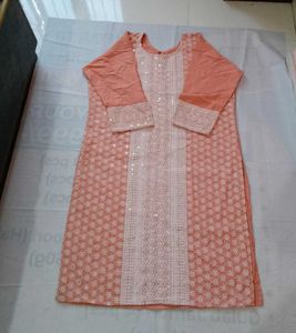 New Chikankari Kurti