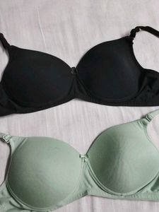 Bra Set - Black &amp; Mint