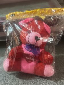 Red & Pink Valentine Teddy Bear