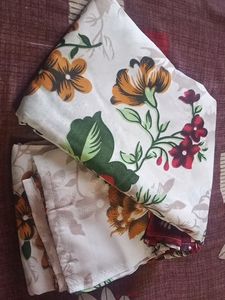 Cotton bed Sheet With Two Pillow Cover