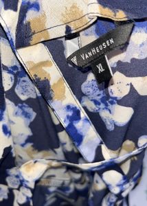 Women Casual Navy Blue Top