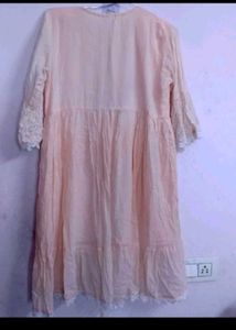 🔥Sale Today 🚨Embroidered Eyelet  Lace Trim Dres