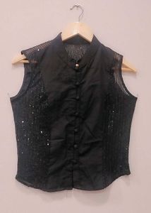 BLACK SEQUENCE TOP