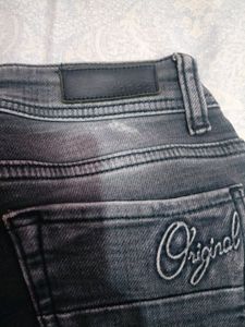 Charcoal Deal Slim Fit Jeans