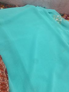 Blue Colour Saree