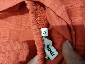 Coral Tiered Maxi Dress