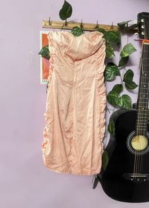 OH POLLY UK/USA Brand Satin Strapless Dress