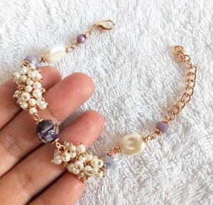Pearl &amp; Crystal Bracelet