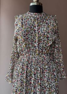 Floral Print Midi Dress