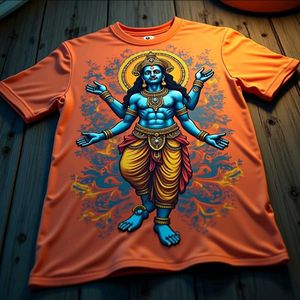 Orange Graphic T-Shirt Ready To Ship