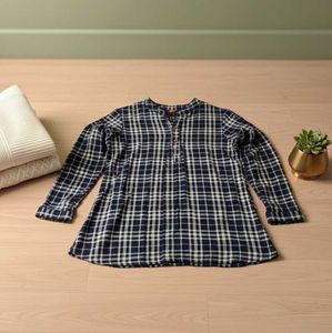 Black & White Plaid Tunic