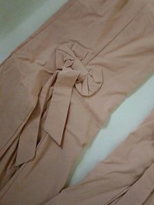 Trouser Plazo Pant With Bow.