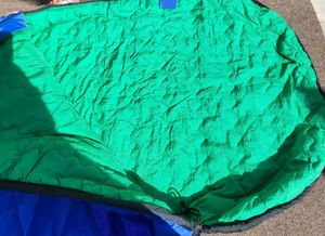 Vintage Sleeping Bag - Green/Purple/Blue