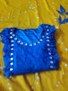 Cute Blue &amp; Black Dress