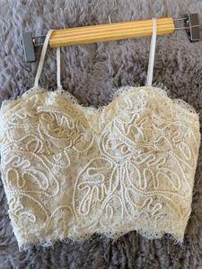 Beachy Bohemian Corset Inspired Crop Top