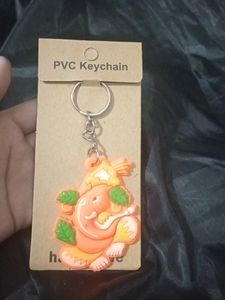 A Lord Ganesha Rubber keychain