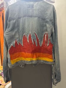 ONLY Hanpainted Denim Jacket