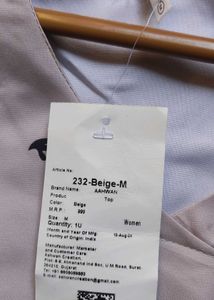 Printed V-Neck Top
