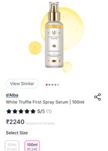 d'alba Piedmont Italian White Truffle First Spray