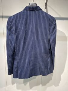 Virat kohli inspired striped double breasted suit