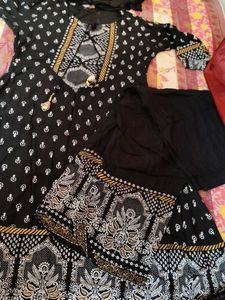 Elegant Black Kurta Set