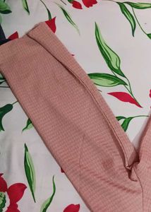 Cute Pink Top with Tie Detail