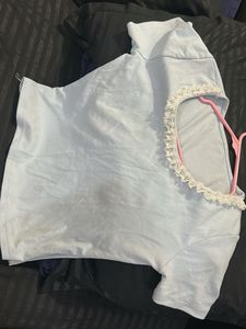 Cute Light Blue Top