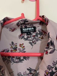 Magenta Collared Kurti