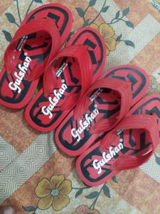 4 Piece  Combo Men Hawaii Slippers