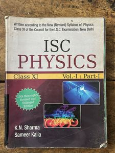 ISC Physics Class XI