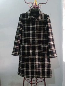 Plaid Coat - Stylish & Warm
