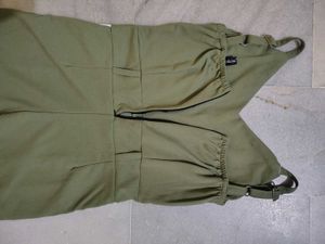 Retro Color Block Jumpsuit