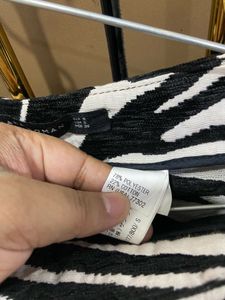 Zara Zebra Print Mini Skirt