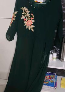 Side Slit Kurta Set For Women