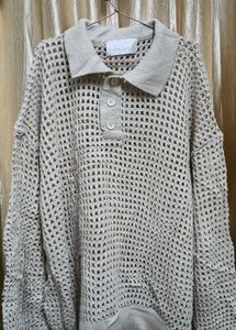 The Off-white Crochet Sweater