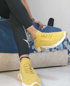 Mark Nason LA - Skechers Yellow Knit Sneakers