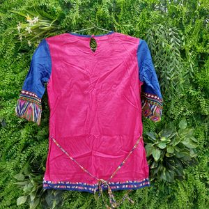 Branded Embroidered Top