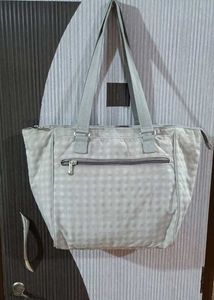 Kipling Checked Tote Bag