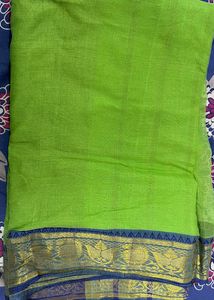 Bengali Traditional Tant Cotton Saree With Boarder