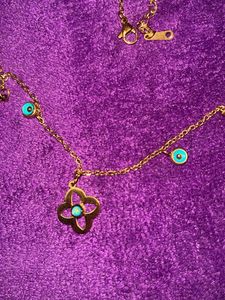 Lucky Charm Rose gold Necklace