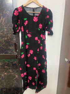 Floral Slit Dress