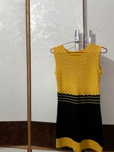 Yellow &amp; Black Dress