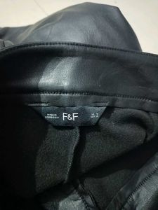 Sleek Black Faux leather Leggings Size 28-30