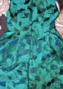 Green Patterned Dress